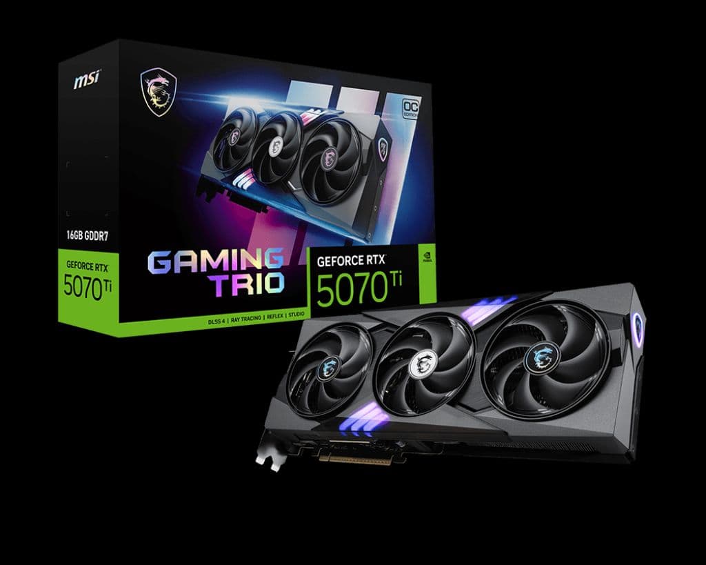 グラフィックボード・グラボ・ビデオカード MSI GeForce RTX 5070 Ti Gaming Trio
