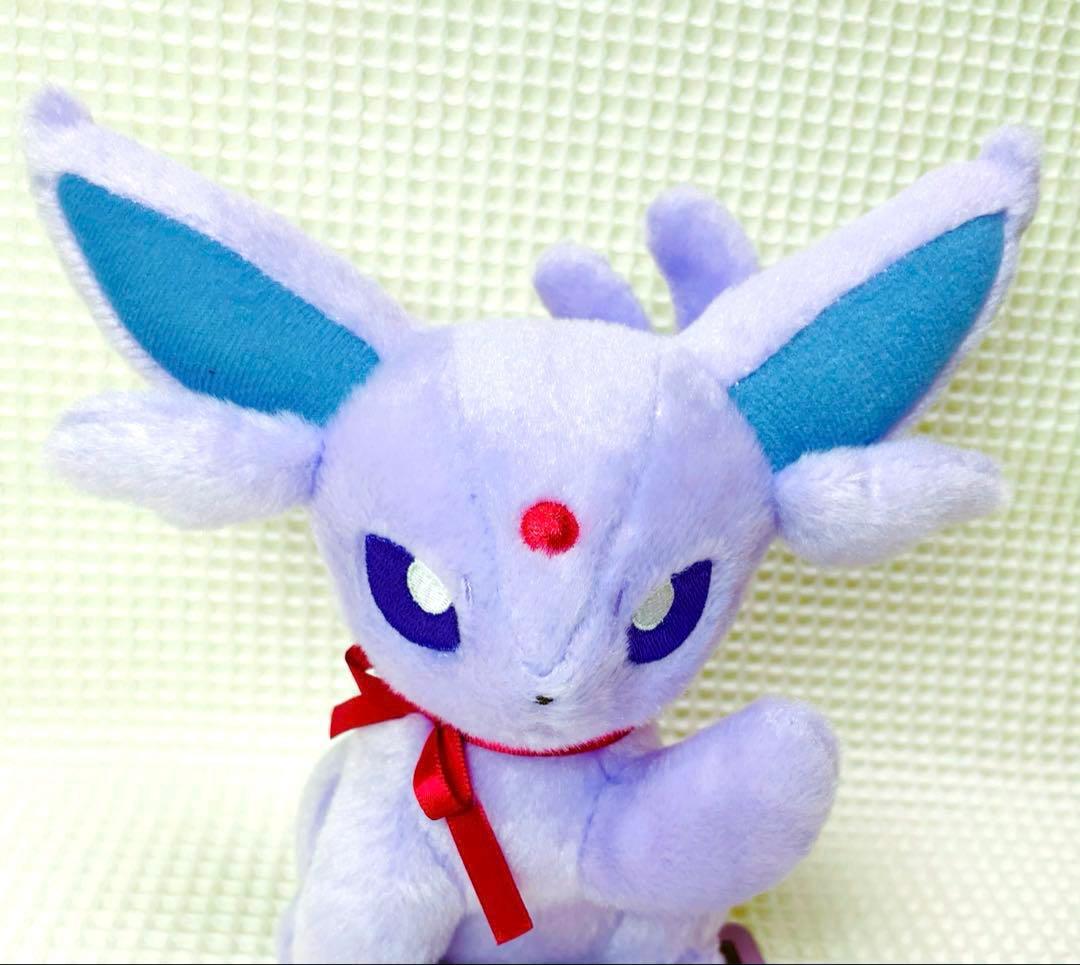 タグ付き　Eevee Collection エーフィ ぬいぐるみ&キーホルダー