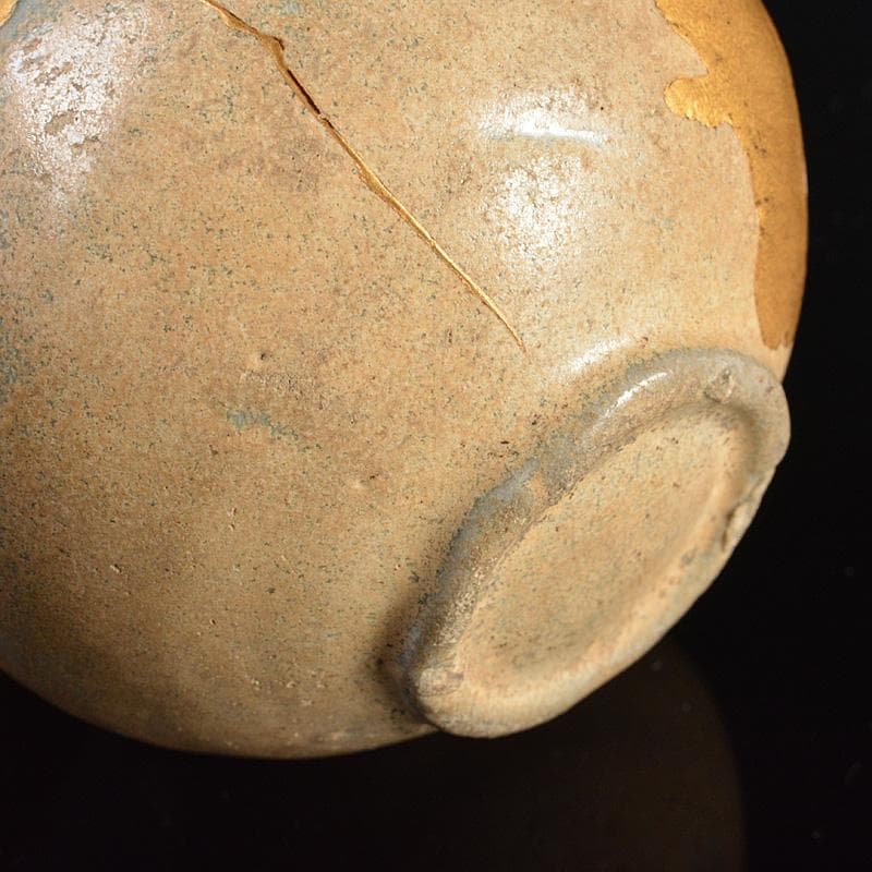 朝鮮美術　李朝　高麗青磁　碗　盃　金継ぎ直し　M　R6266