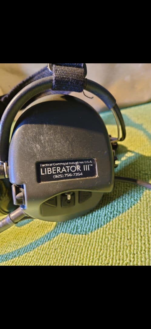 LIBERATOR III ヘッドセット　実物米軍放出品　ネックバンド