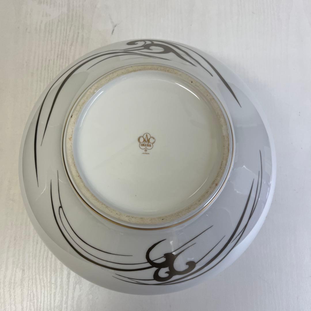 大倉陶園　鶴　金　銀　花瓶　壺