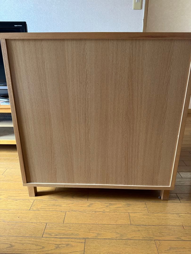 無印良品　木製4段チェスト　廃盤品。