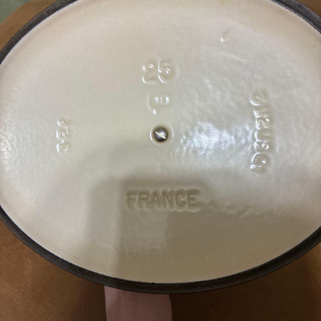 LE CREUSET オレンジ 両手鍋 25cm