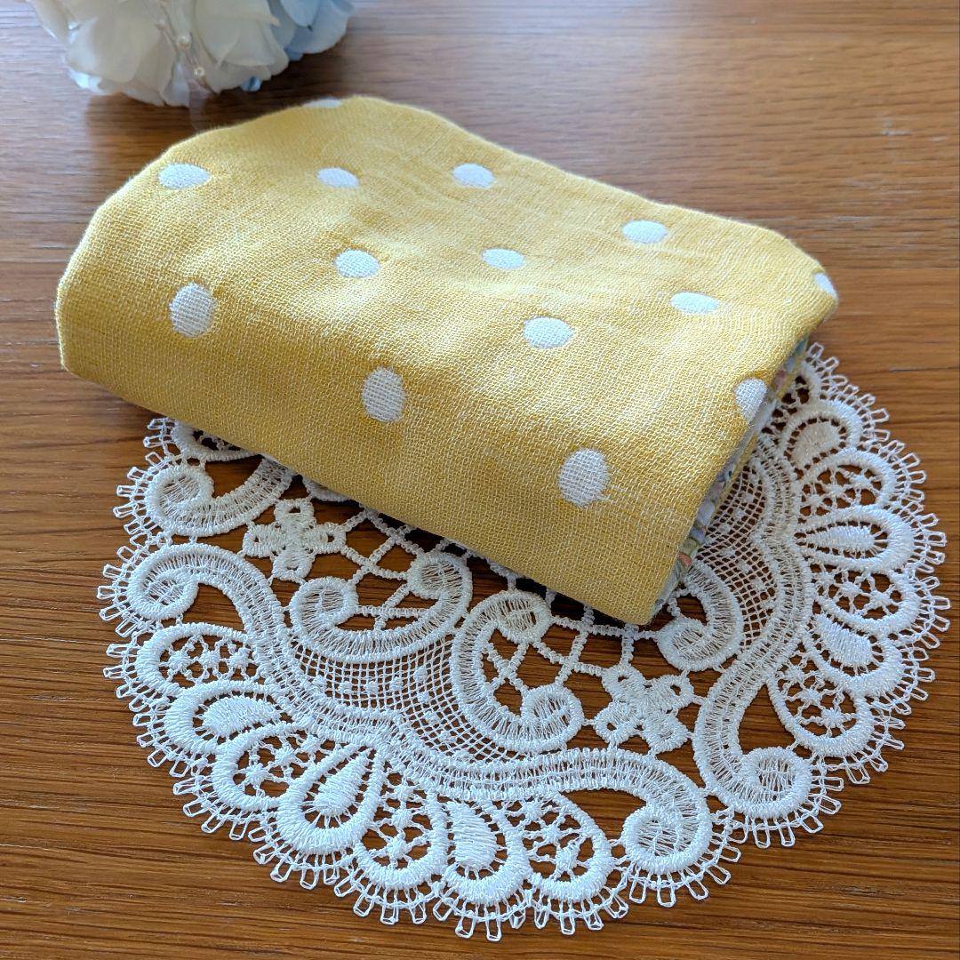 にゃおん様オーダー☆ふわふわガーゼハンカチ⭐️ユキエモン☆ジャーニー
