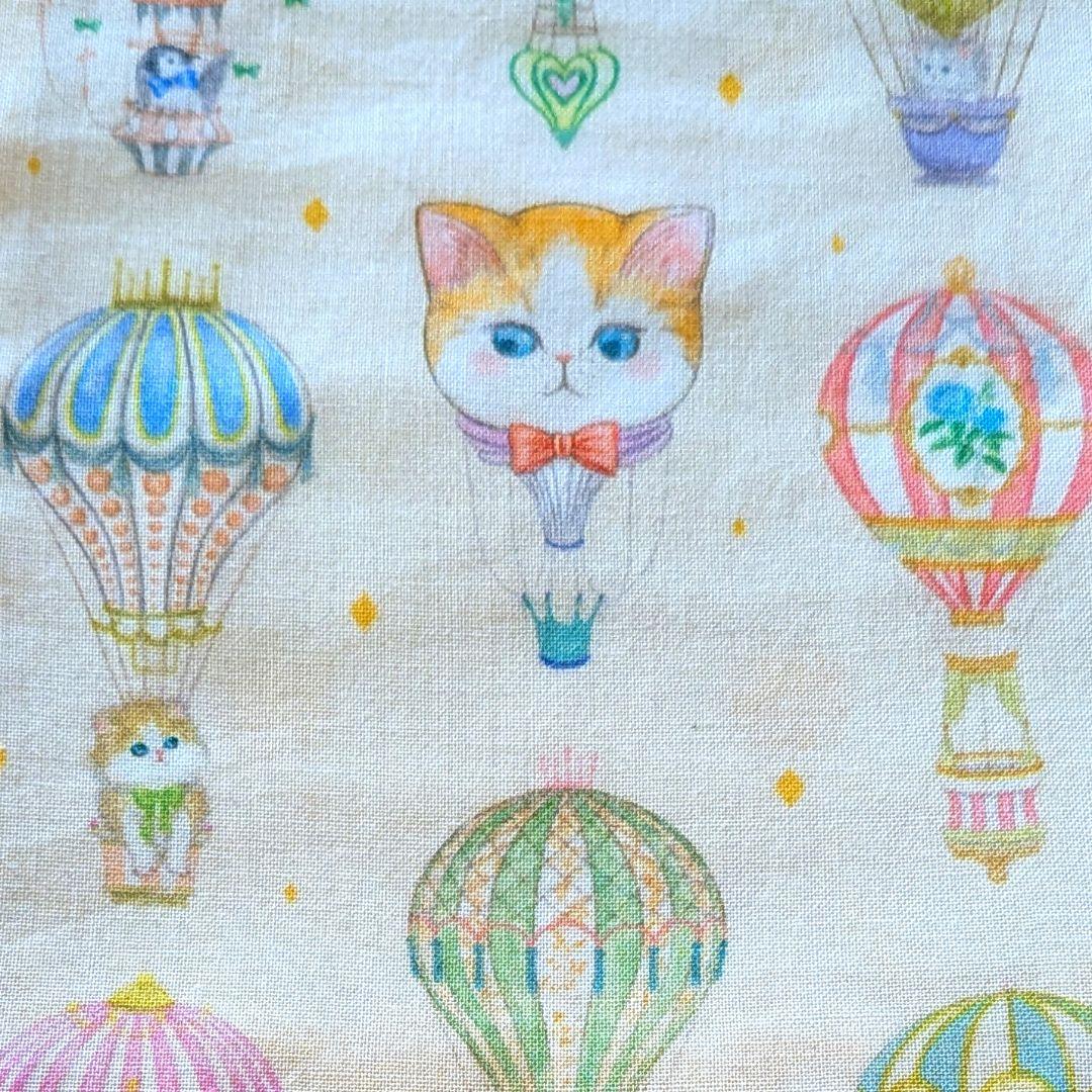にゃおん様オーダー☆ふわふわガーゼハンカチ⭐️ユキエモン☆ジャーニー