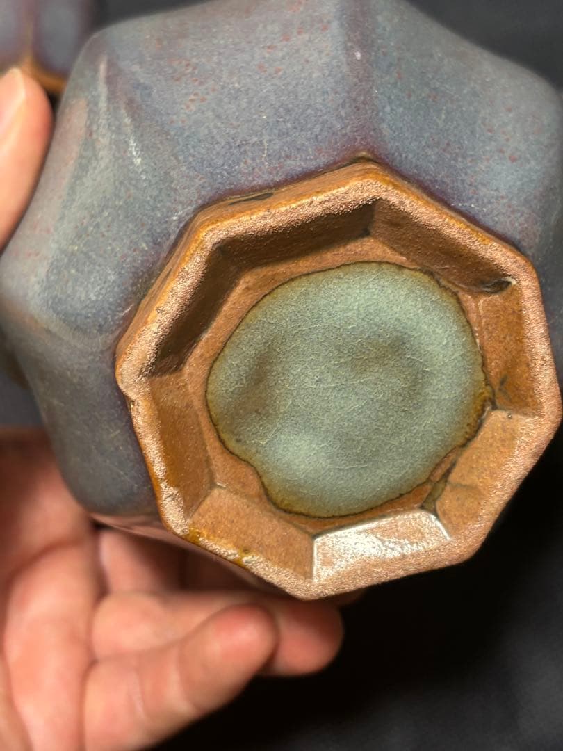 中国古美術品　宋代　鈞窯　执壺　ポット　高さ約22cm