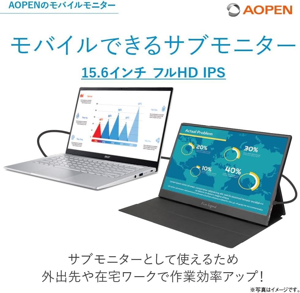 【Hide】Acer AOPEN モバイルモニター15.6インチ