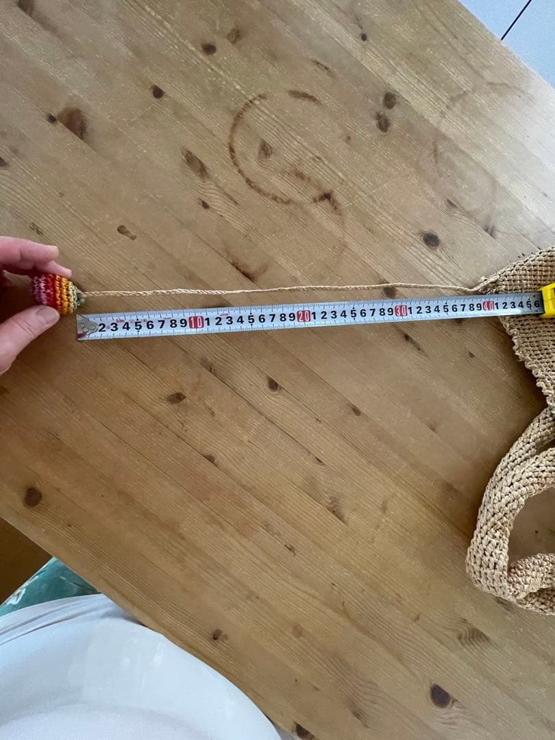 レインボーポンポンが可愛い夏バッグ