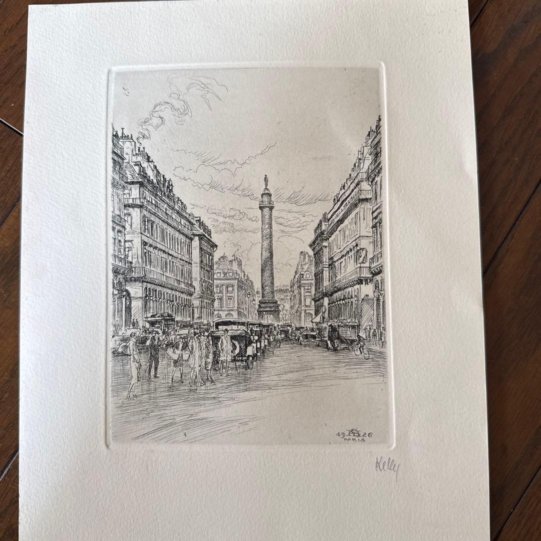 Kelly リトグラフ 1926年 パリ
