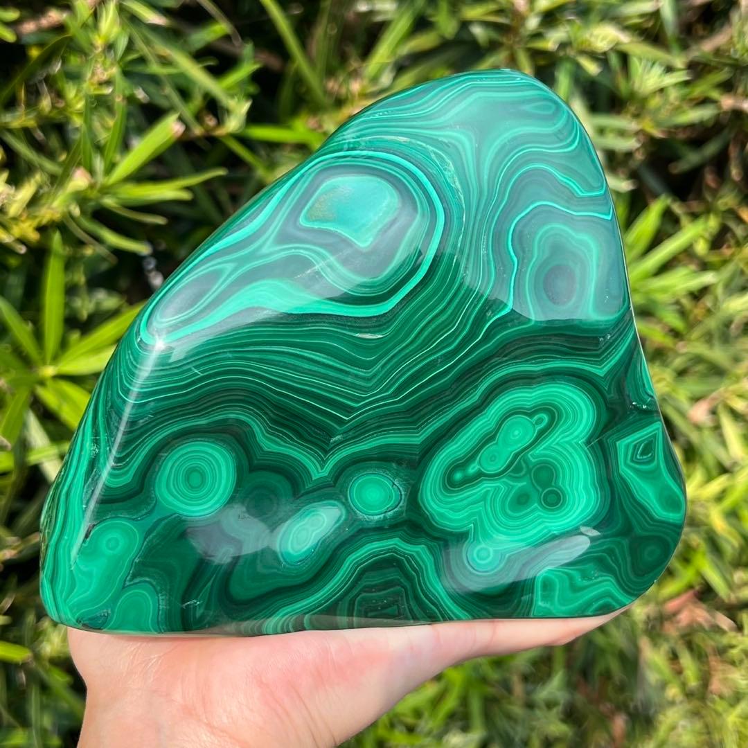✳️専用‼️✨癒される発色と模様✨高いヒーリングパワー✨マラカイト 原石 天然石