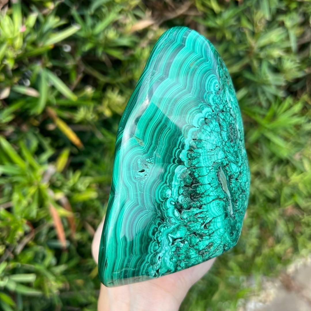 ✳️専用‼️✨癒される発色と模様✨高いヒーリングパワー✨マラカイト 原石 天然石