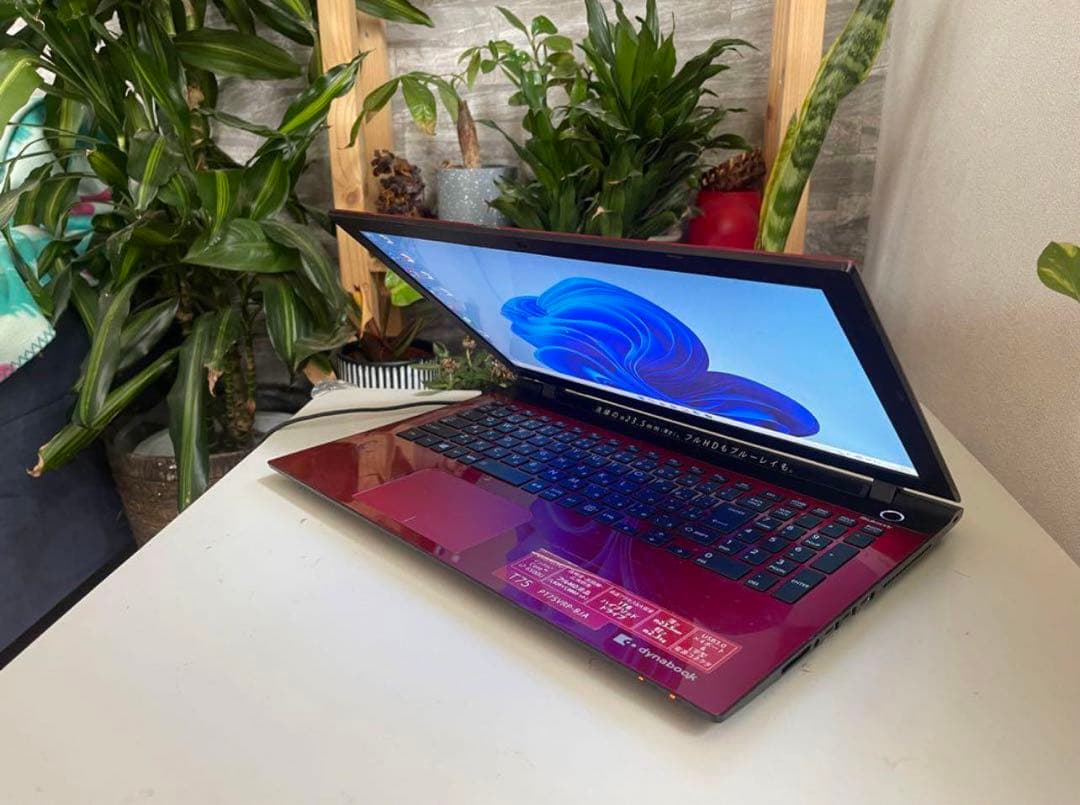 高性能Core i7❗️ T75/VR ◎✨カメラ&ブルーレイ対応ノートパソコン