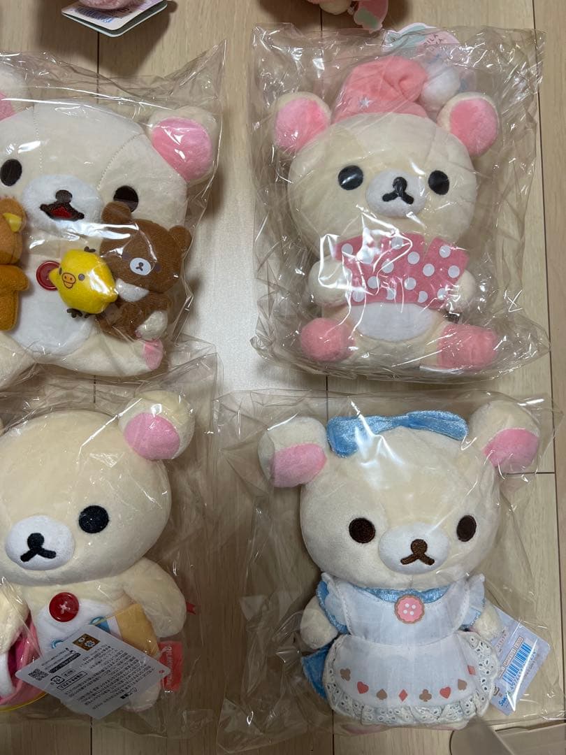 コリラックマ　タグ付きぬいぐるみ　9点セット