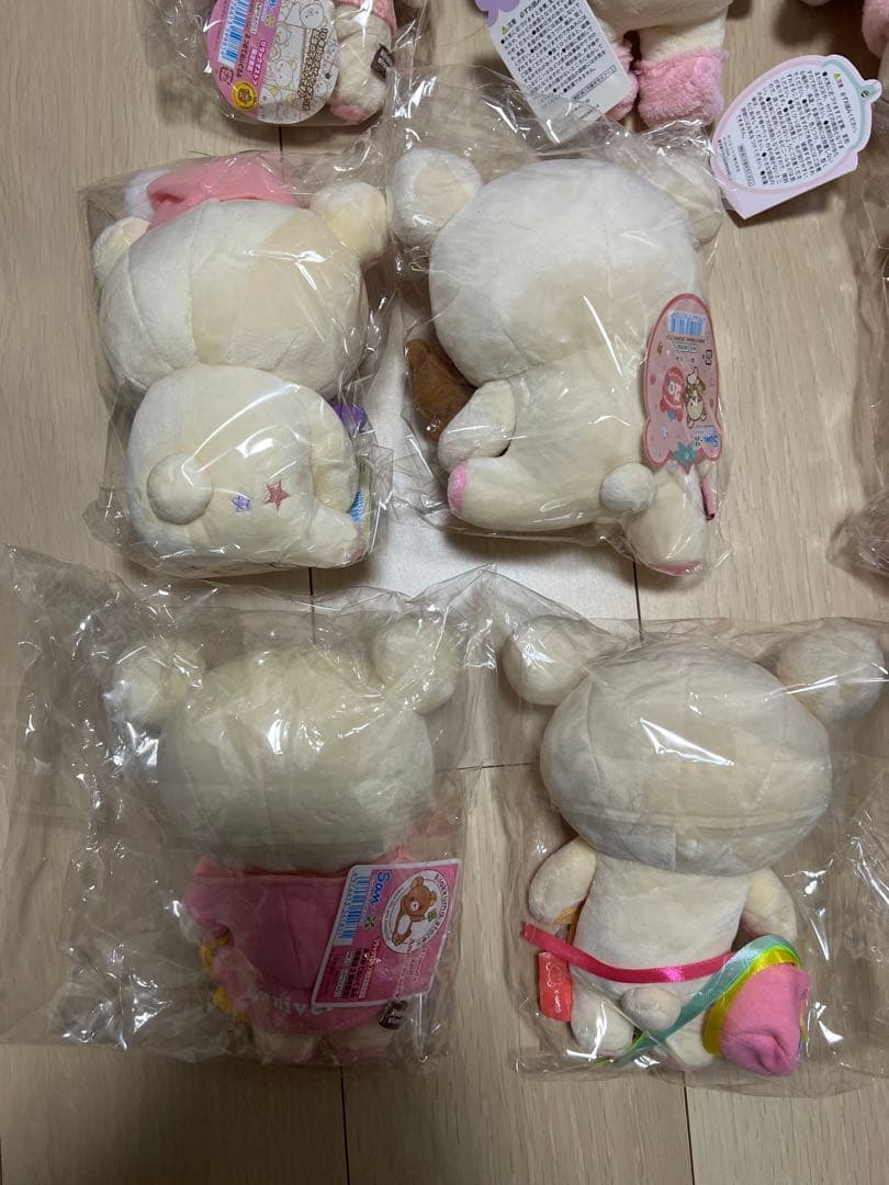 コリラックマ　タグ付きぬいぐるみ　9点セット