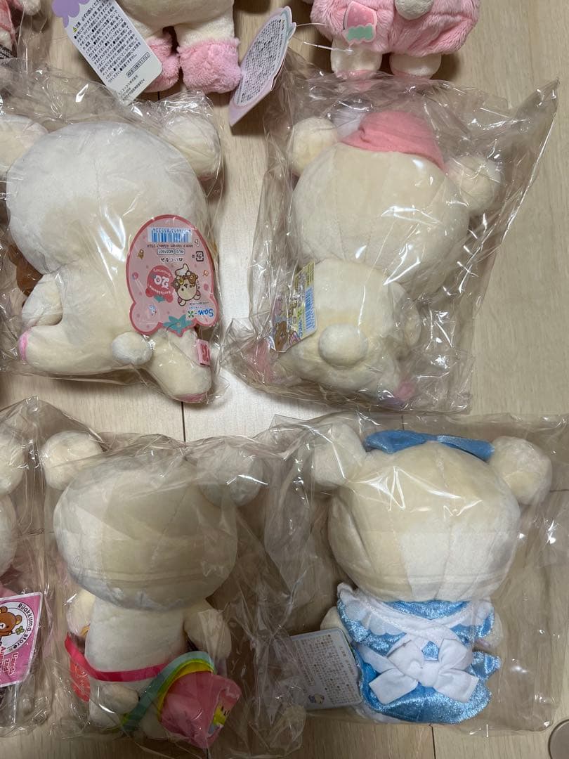 コリラックマ　タグ付きぬいぐるみ　9点セット