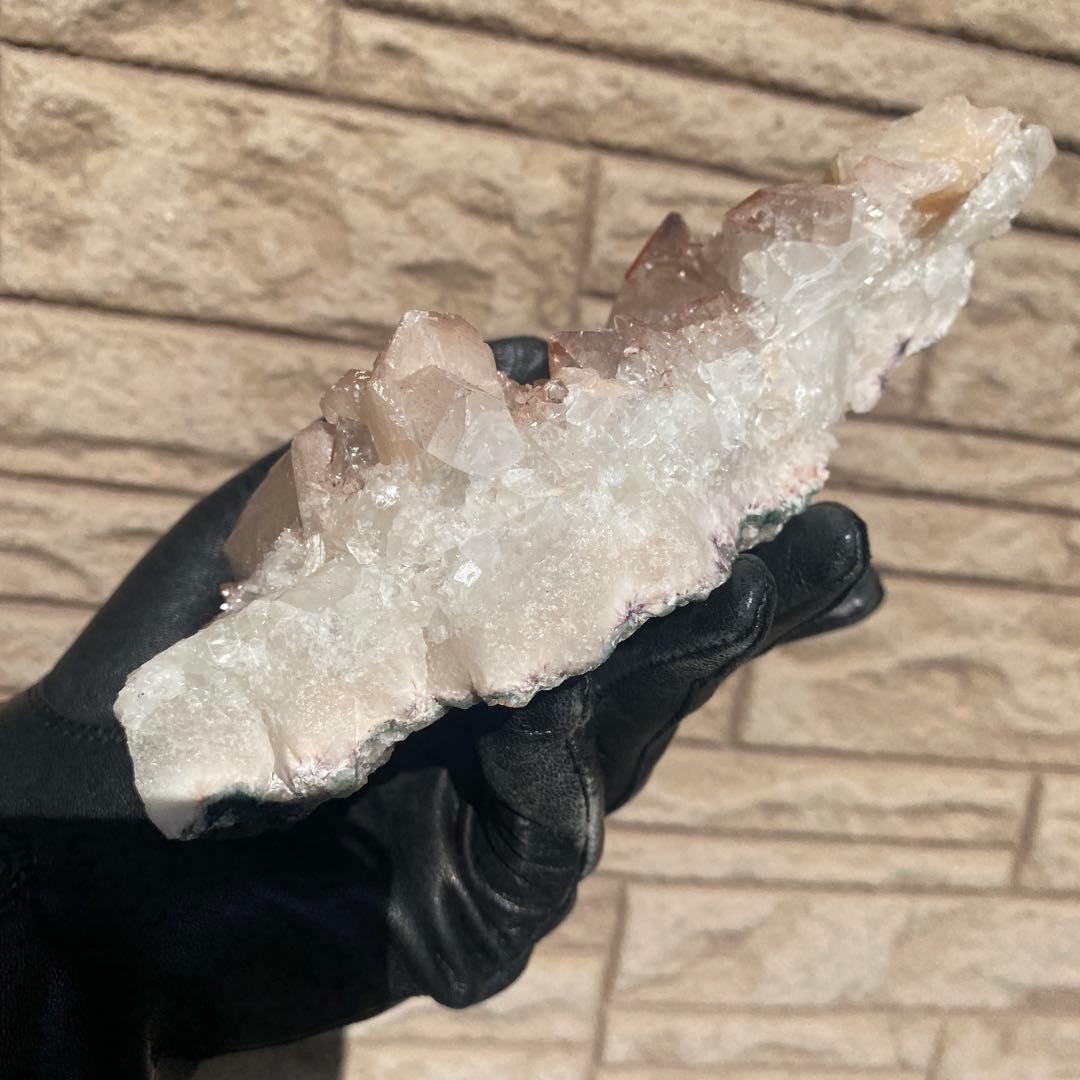 Pink apophylite ピンクアポフィライト 原石 クラスター ②