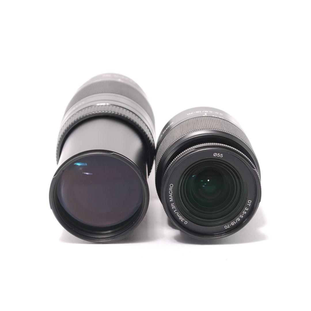 ❤即購入1000円OFF❤美品❤ SONY α55 超望遠レンズ ダブルズーム
