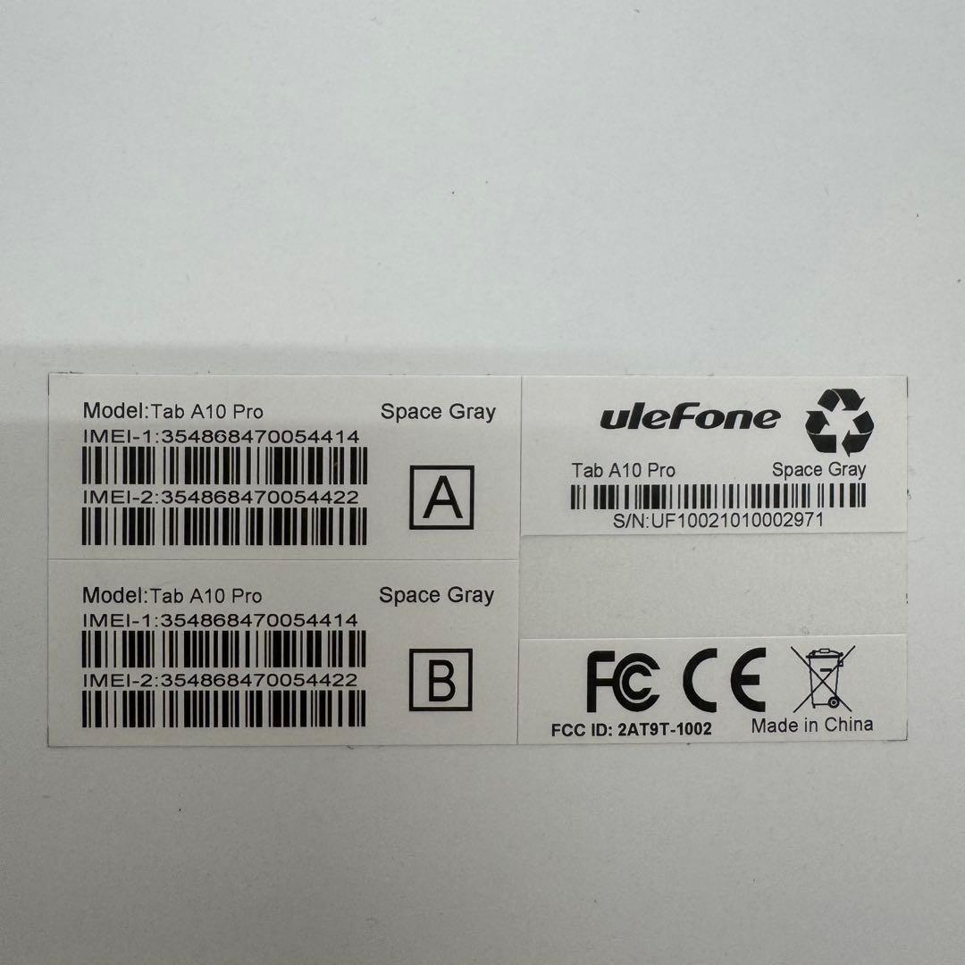 未使用　Ulefone Tab A10 Pro アンドロイド14 タブレット