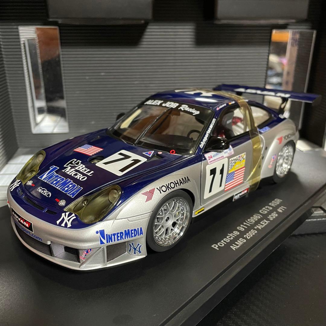 絶版未展示品 オートアート1/18ポルシェ911(996)GT3 RSR2005