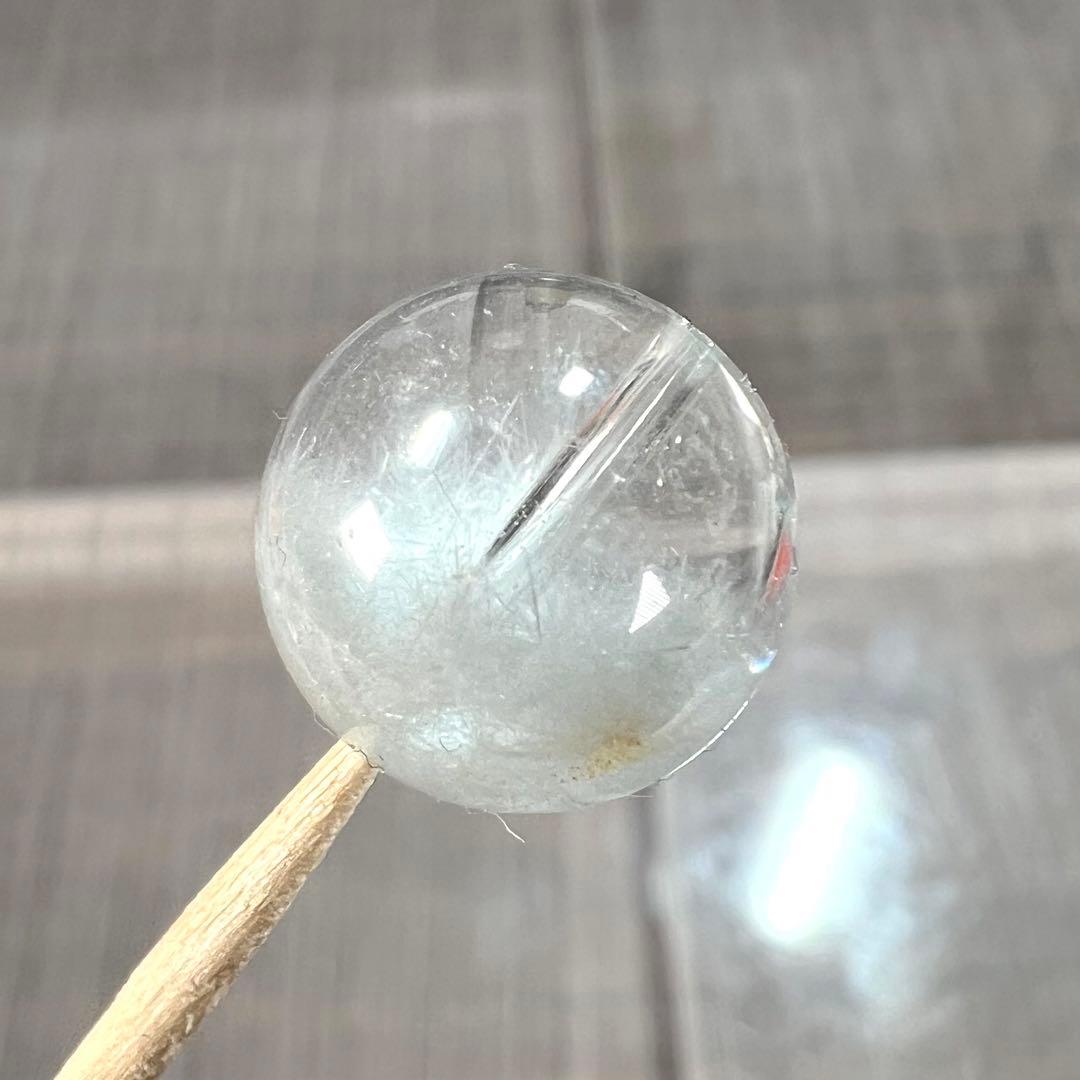 夢見る美しさ　高品質　デュモルチェライトインクォーツ　1粒　ビーズ　7