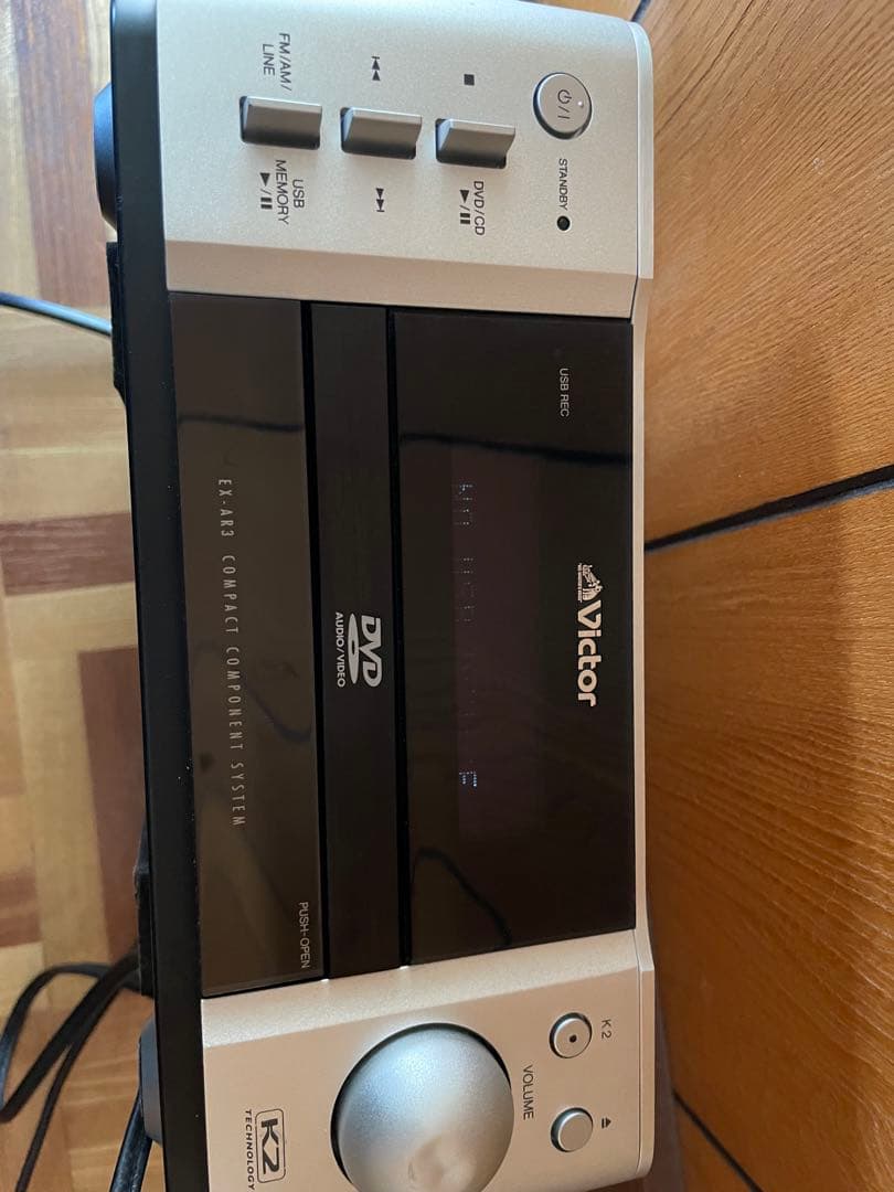 Victor ウッドコーン K2 EX-AR3 CD DVD USBプレーヤー
