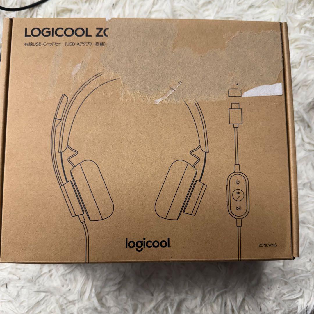 未使用　Logitech ZONE WIRED　ロジクール ゾーン ワイヤード