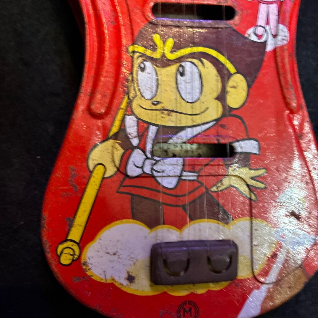 昭和レトロ　当時モノ　ブリキのおもちゃ　悟空の大冒険　エレキギター