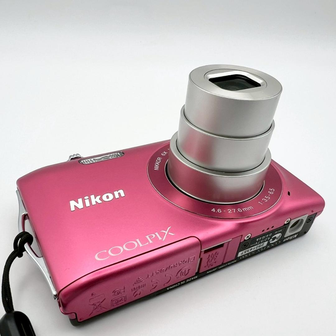 【完動品】Nikon COOLPIX S3300 コンデジ ピンク 動作確認済