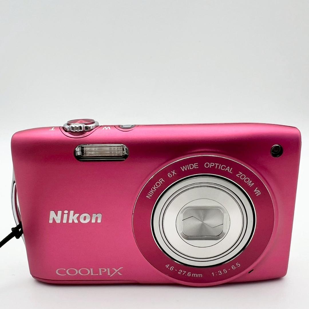 【完動品】Nikon COOLPIX S3300 コンデジ ピンク 動作確認済