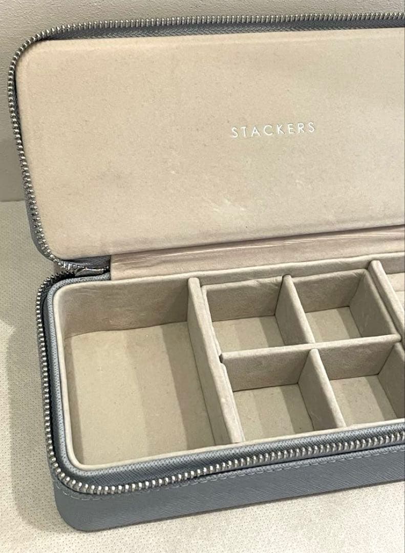 STACKERS アクセサリーケース 　ダスキーブルーL