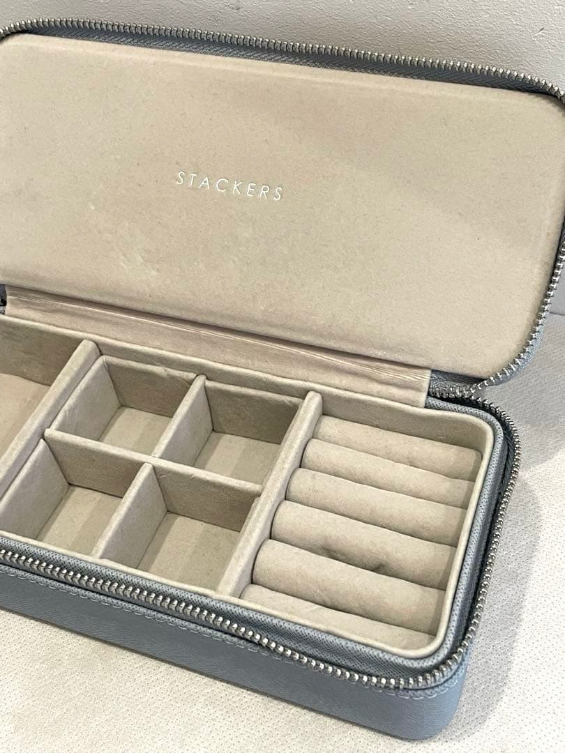 STACKERS アクセサリーケース 　ダスキーブルーL