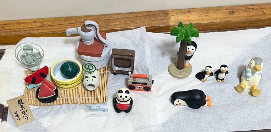 concombre コンコンブル　ペンギン　パンダ　夏　置物　小物　オブジェ