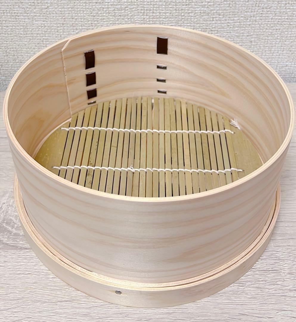 山一　ひのき和せいろ1段 21cm 日本製