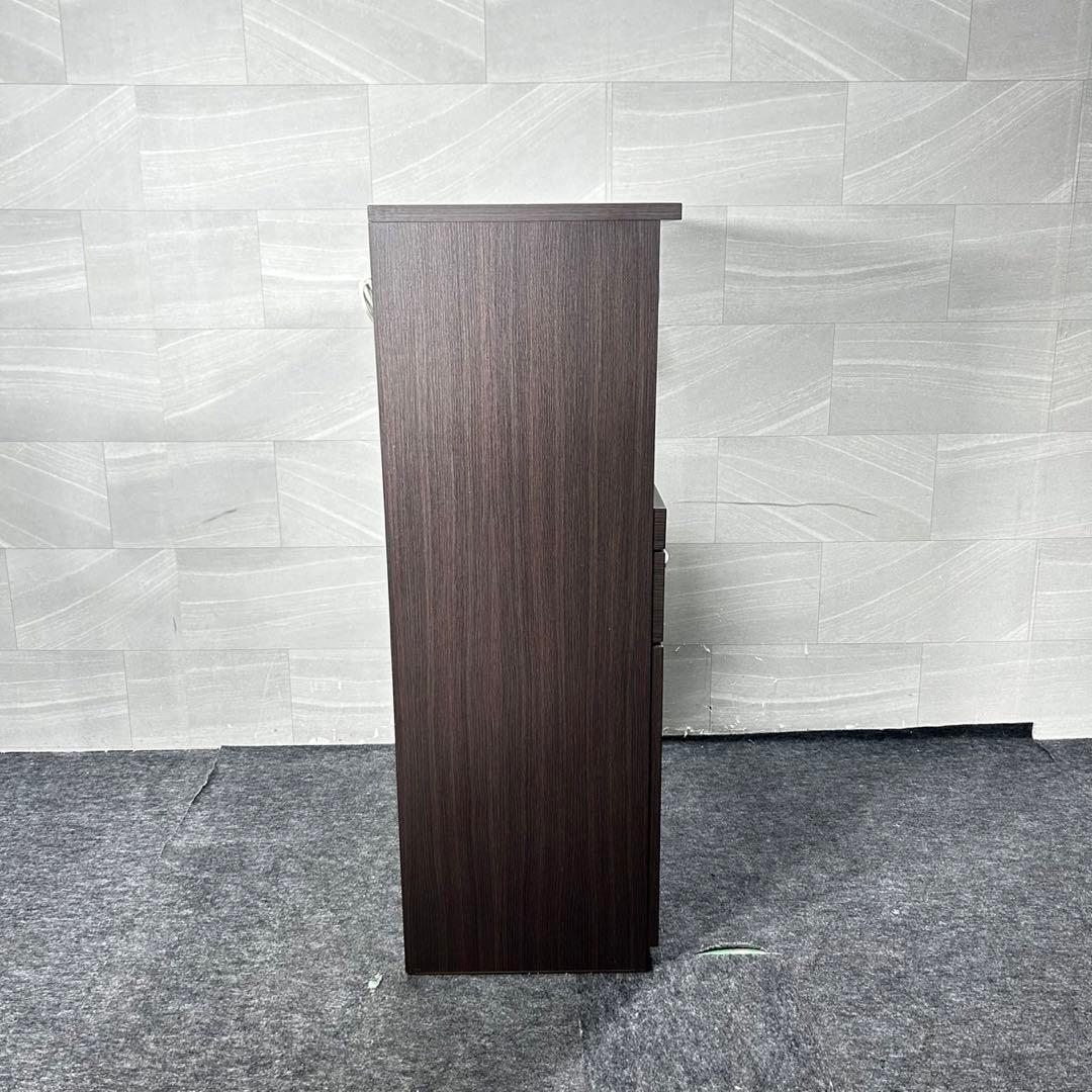 NITORI キッチンカウンター コパン T 80DBR 収納 家具 d4885