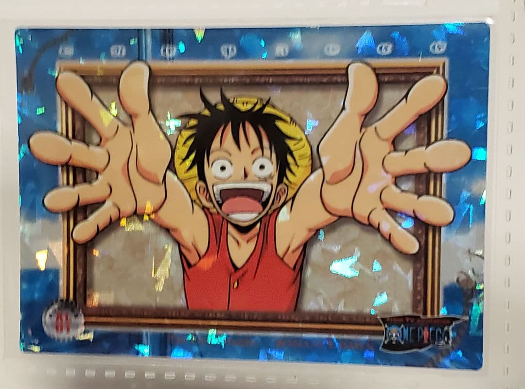 ワンピース トレーディングステッカーアルバム　ステッカー付