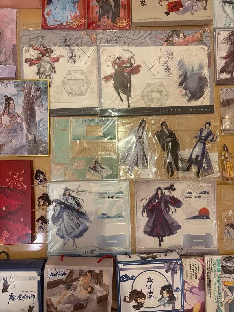 魔道祖師 江澄 藍忘機 魏無羨 コラボカフェ フィギュア PASH! まとめ売り