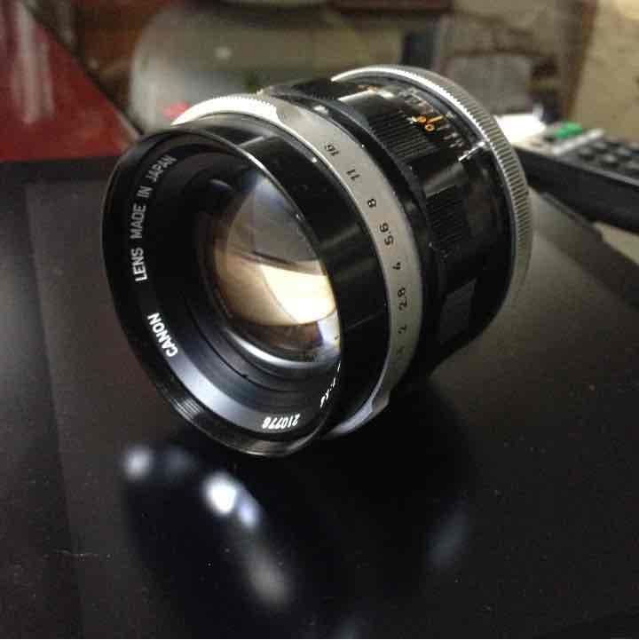 レンズ(単焦点) CANON FL50 1:1.4