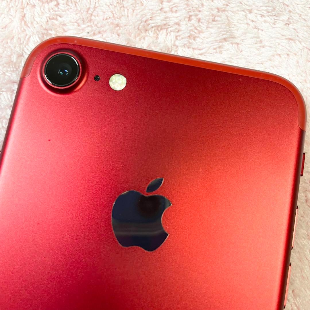 iPhone7 中古 レッド 本体のみ 動作確認済 128GB 1点