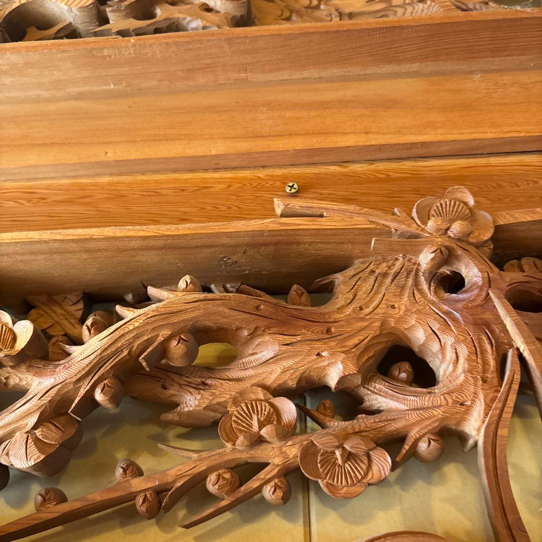 欄間2枚　養生枠無し