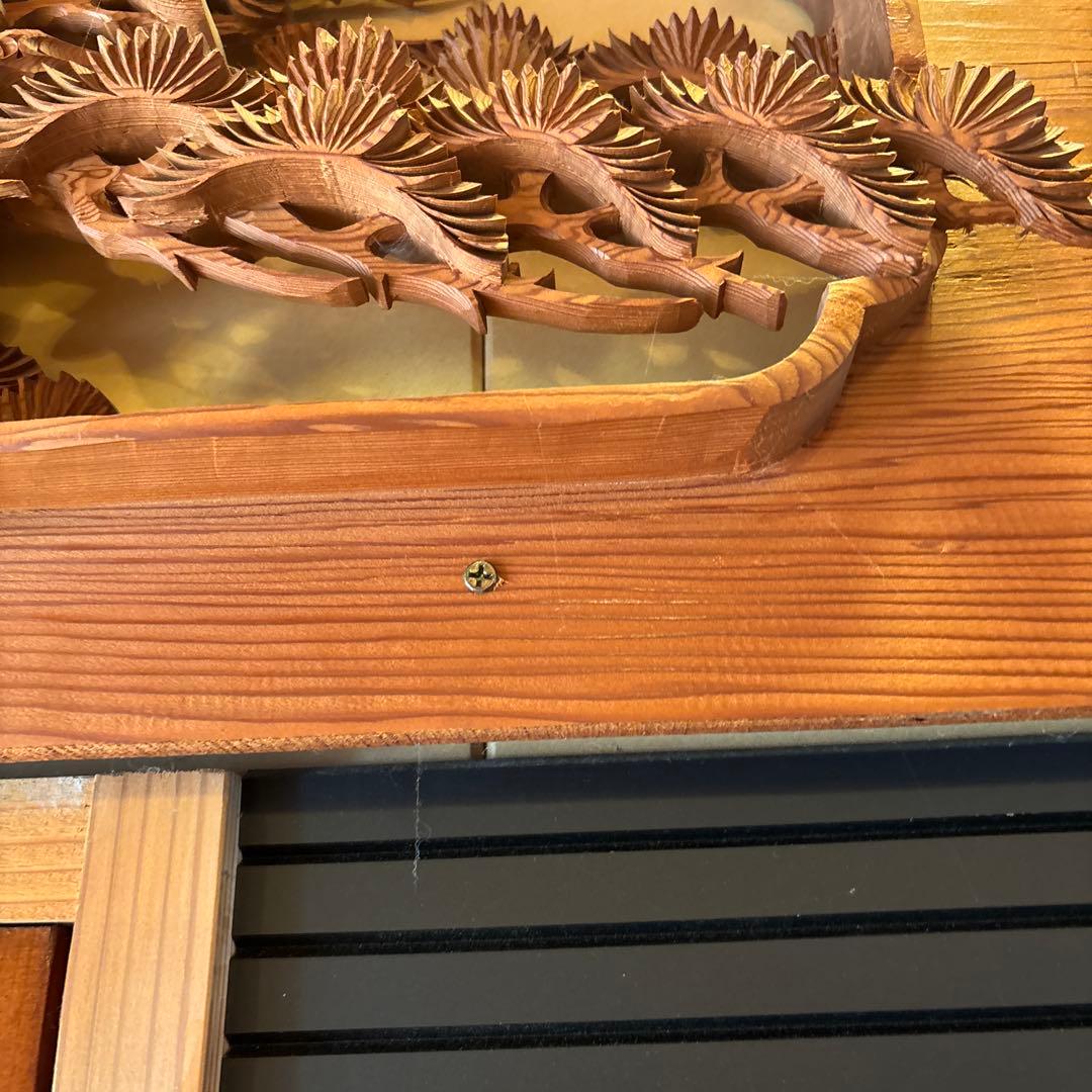 欄間2枚　養生枠無し