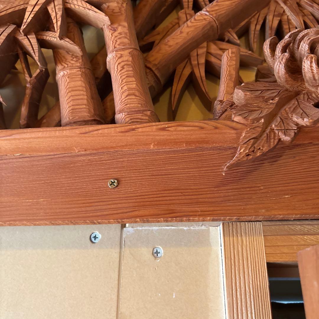 欄間2枚　養生枠無し