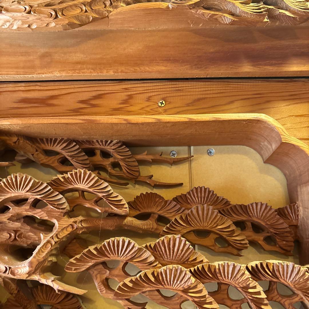 欄間2枚　養生枠無し