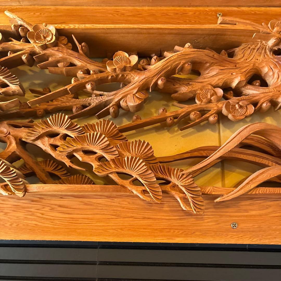 欄間2枚　養生枠無し