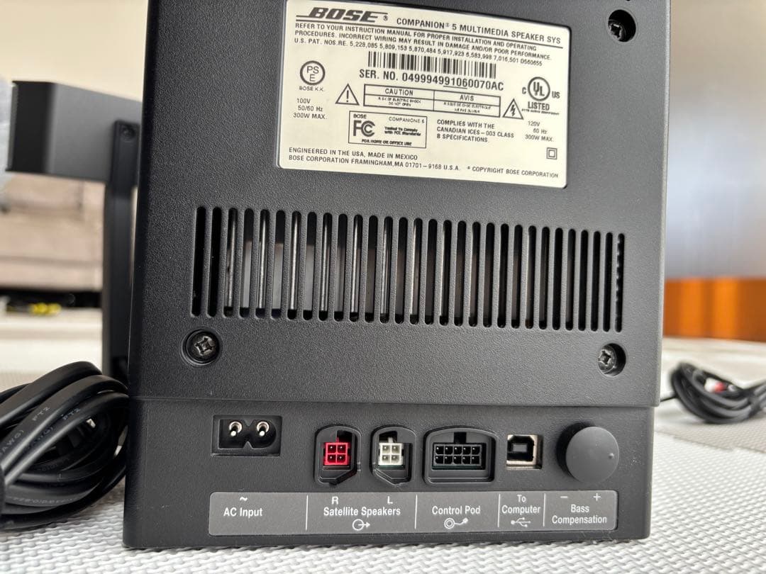 BOSE Companion 5 マルチメディアスピーカー　難あり