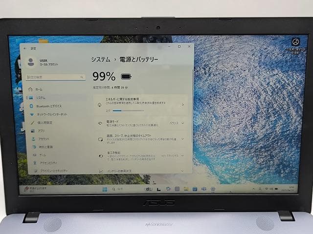 ノートパソコン/Windows11/SSD/Webカメラ/初心者向け★ASUS