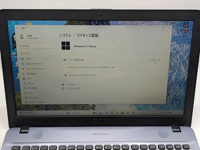 ノートパソコン/Windows11/SSD/Webカメラ/初心者向け★ASUS