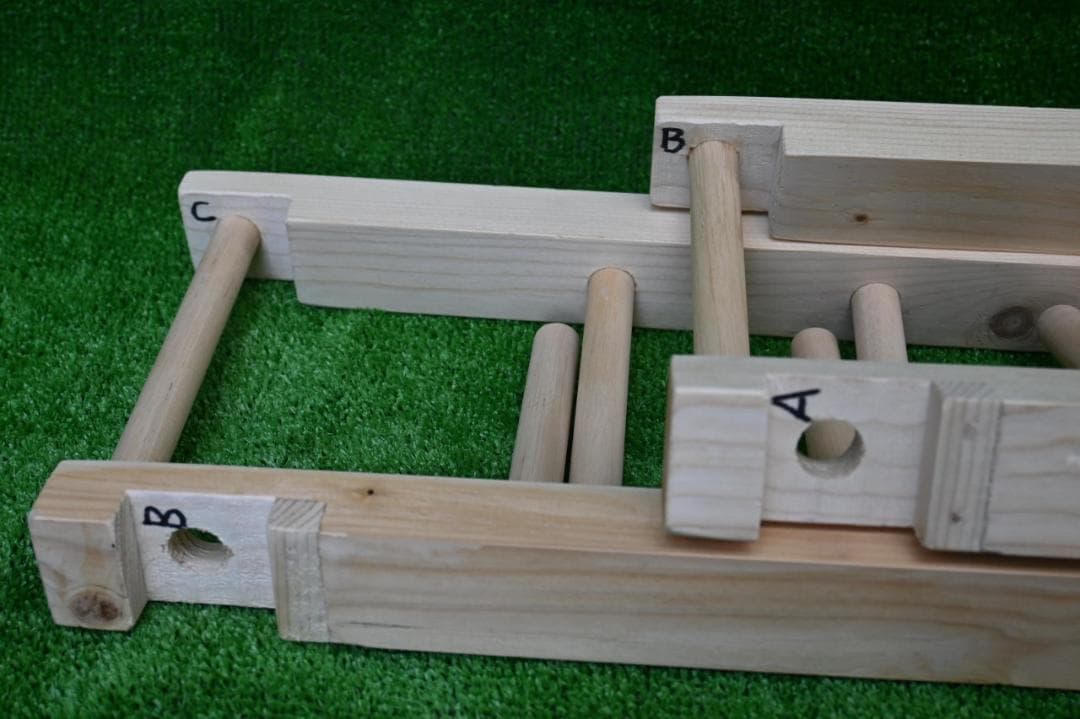 織り機 / 整経台　簡単組み立て式 6段C