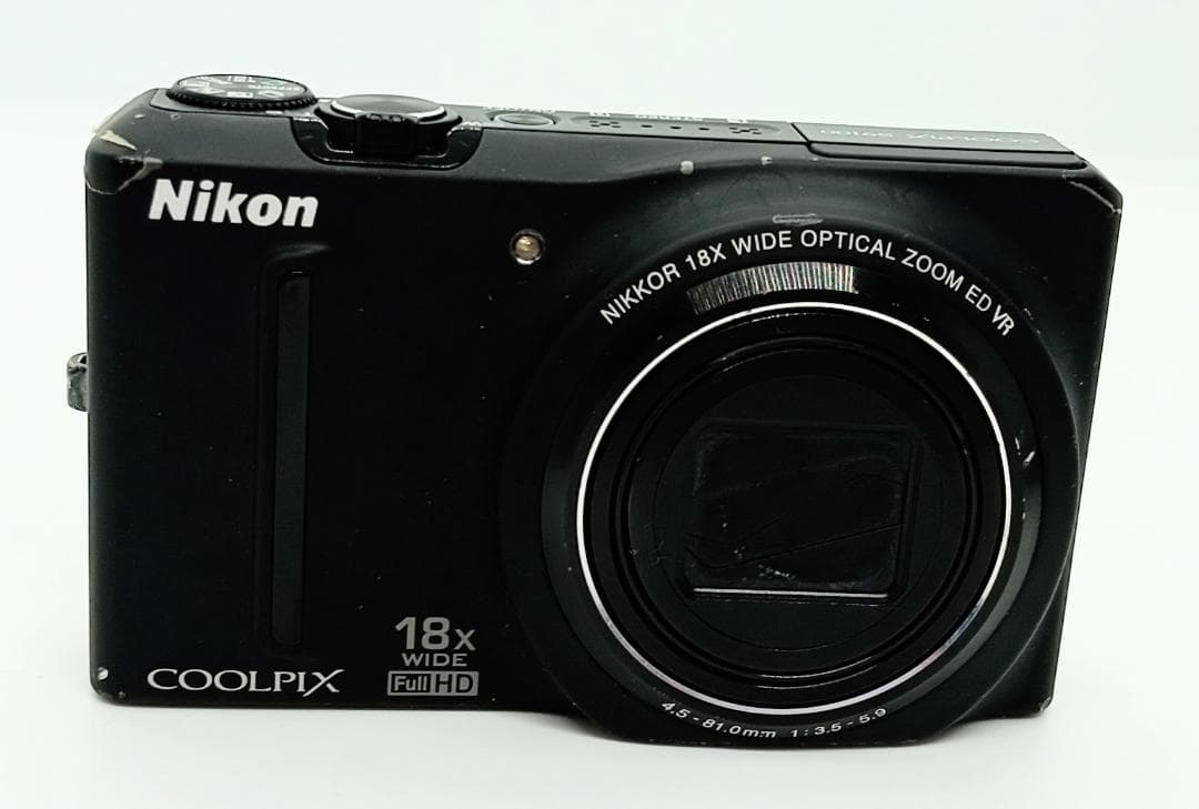 NikonCoolpix S910012.1Mp18x Zoom 黒充電器付き