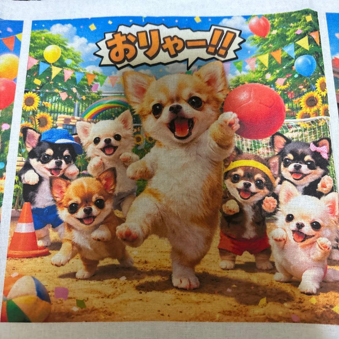 ハンドメイドハンカチ　ポーチ　見本