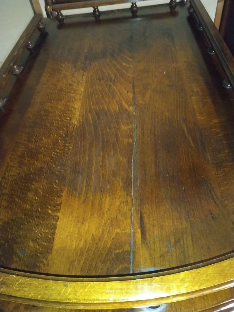 オールドカリモク古いkarimokuワインキャスターワゴン